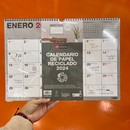 Calendario 2024 pared A3 recycled