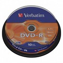 DVD-R Verbatim Tarrina 10uds