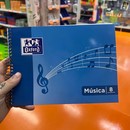 Cuaderno musica 4º espiral Oxford 2mm UNIDAD