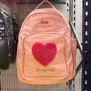 Mochila doble Corazon rosa