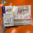 Cuaderno lettering pastel A5 + 6 rotus + plantilla