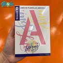 Plantillas abecedario lettering pastel