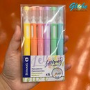 Rotulador lettering fluorescentes pastel PUNTA PINCEL 6 colores