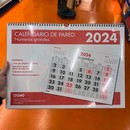 Calendario pared 2024 A3 numeros grandes