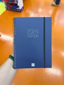 Agenda 2024 finocam E10 s/vh opaque azul