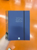 Agenda 2024 finocam E10 d/p opaque azul