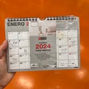 Calendario 2024 pared 21x15 escribir basic