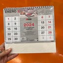 Calendario 2024 sobremesa A5 números grandes
