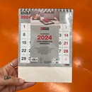 Calendario 2024 sobremesa 14x15 números grandes