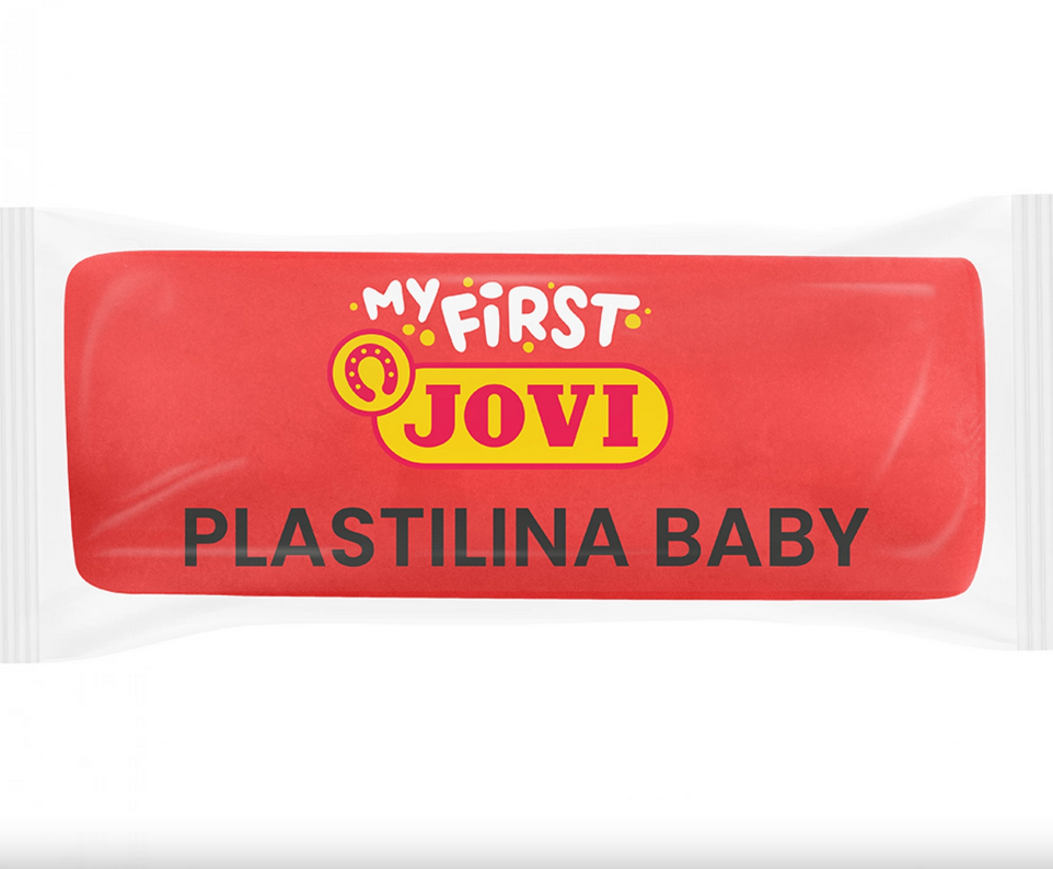 Plastilina baby pastilla 38gr. rojo