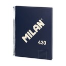 Bloc micro Milan A4 80h.95gr. horizontal marino