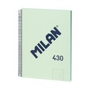 Bloc micro Milan A4 80h.95gr. horizontal verde