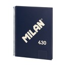 Bloc micro Milan A4 80h.95gr. cuadros marino