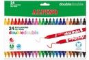 Rotulador doble punta Alpino 24 colores