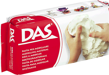 Pasta modelar Das blanco 500gr.
