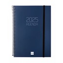 Agenda 2025 finocam E10 svv opaca azul