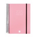 Agenda 2025 finocam E10 d/p opaca rosa