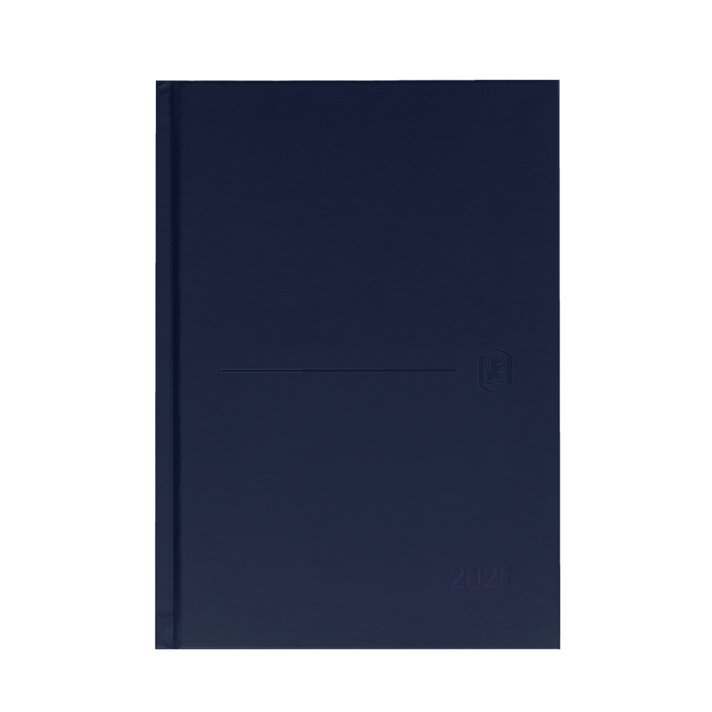 Agenda 2025 Oxford 4º d/p minimal azul