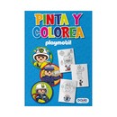 Cuaderno colorear A4 30h. Playmovil police