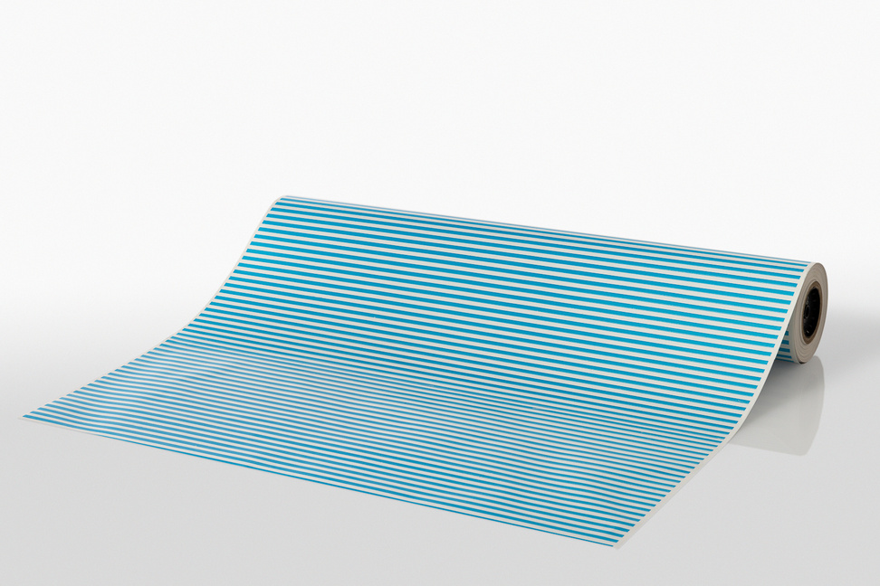 Papel regalo 31cm Rayas azules
