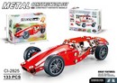 Puzzle 3D racing car rojo - 133 PIEZAS