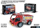 Puzzle 3D camion bomberos - 292 PIEZAS