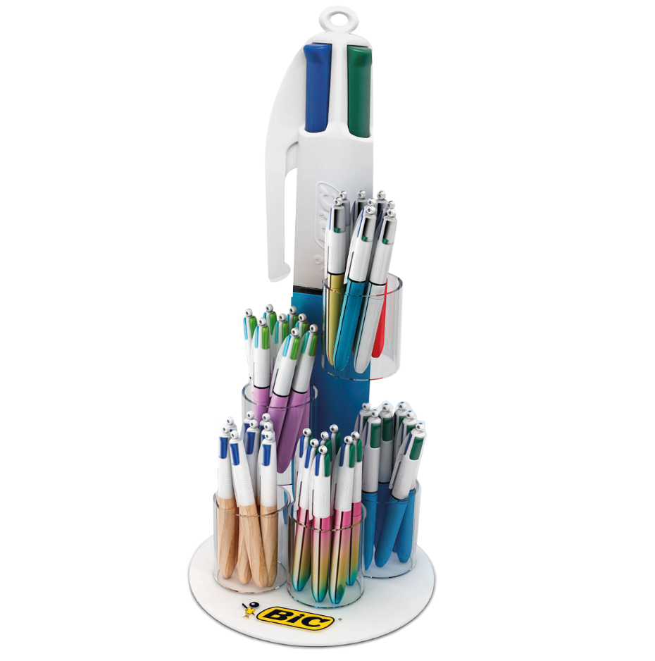 Expositor bic 4 colores 2025