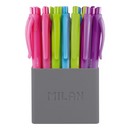 Boligrafo Milan P1 touch colours bote 24stdos.