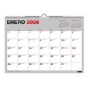 Calendario 2026 MR A4 pared para anotar