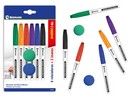 Rotulador pizarra 6 colores + 2 imanes Bismark