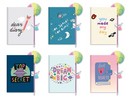 Diario con boligrafo Pompom secrets