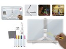 Pizarra led 30x20 con 7 rotuladores y base