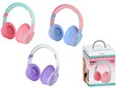 Auriculares Pastel bluetooth con micro y luz