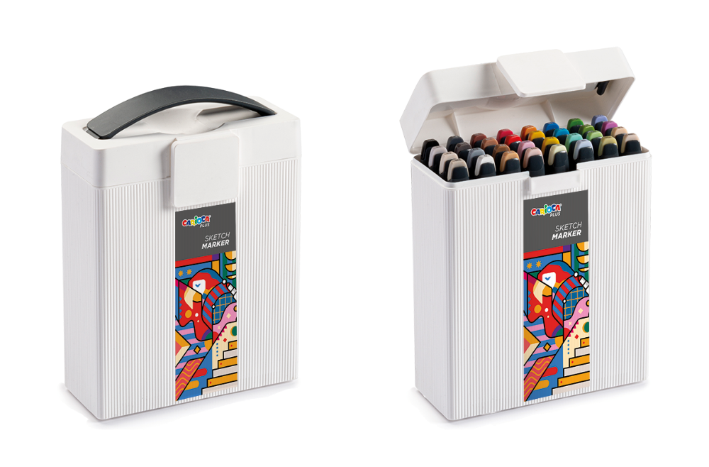 Rotulador colores Carioca sketch markers caja 32pcs.