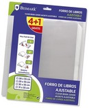 Forro de libros ajustable 30cms.4+1 blister