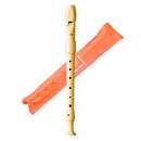 Flauta Hohner funda naranja