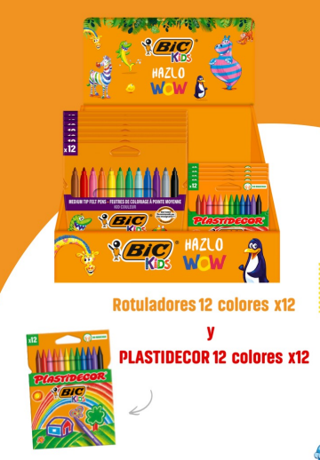 Promoción bic kid 12 colores 2026