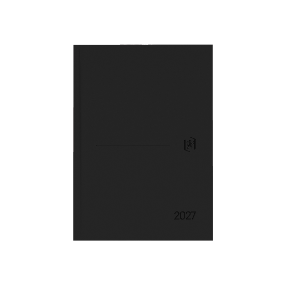 Agenda 2027 Oxford A5 d/p minimal,negro