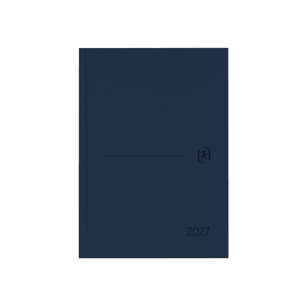 Agenda 2027 Oxford A5 d/p minimal,azul