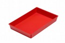 Bandeja plastico infantil roja