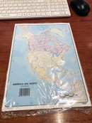 MAPAS Mudos AMERICA Norte Politica E/50uds