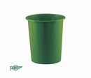 PAPELERA Plastico redonda verde