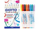 Rotulador Glitter Giotto turbo 8 colores