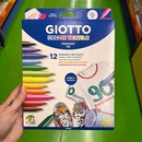 Rotulador Textil Giotto decor 12 colores
