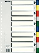 Separadores Fº juego de 10 colores