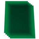 Tapa encuadernar PVC 018 transparente verde E/100