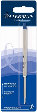 Recambio Waterman boligrafo azul UNIDAD