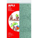 Goma eva 210x297x2mm. Purpurina E/ 4 colores