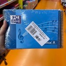 Cuaderno musica 4º espiral Oxford 2mm E/10uds.