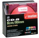 COMPAC Mini CD-R Neon e/ 5uds